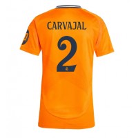 Real Madrid Daniel Carvajal #2 Bortedrakt Dame 2024-25 Kortermet